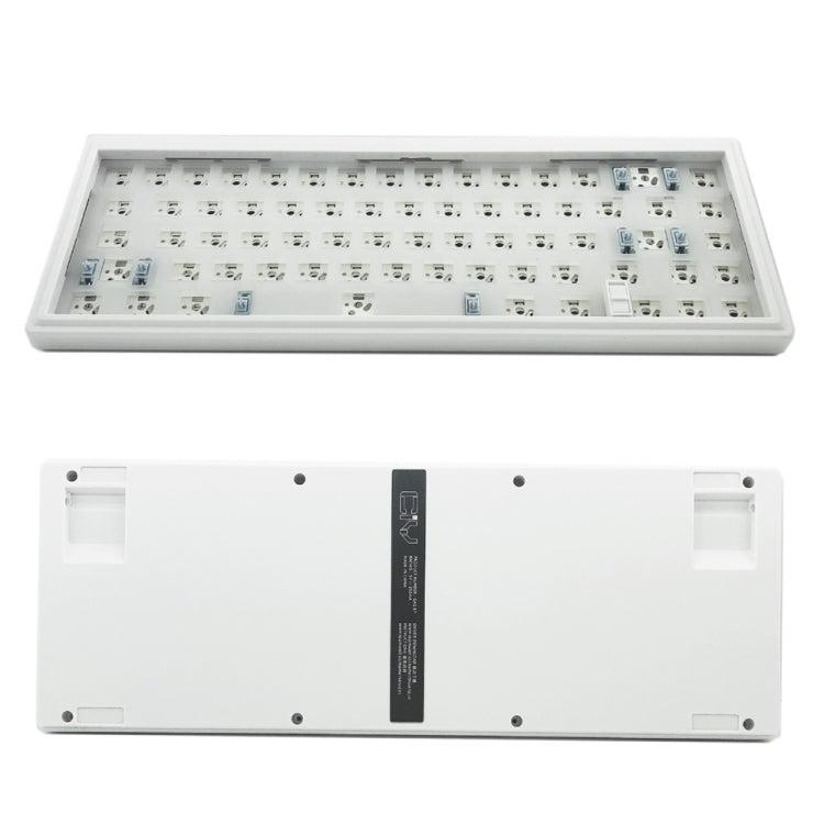 Hot Swap Shaft Wired RGB Back Light Customized Mechanical Keyboard Kit(White) - Other by PMC Jewellery | Online Shopping South Africa | PMC Jewellery | Buy Now Pay Later Mobicred