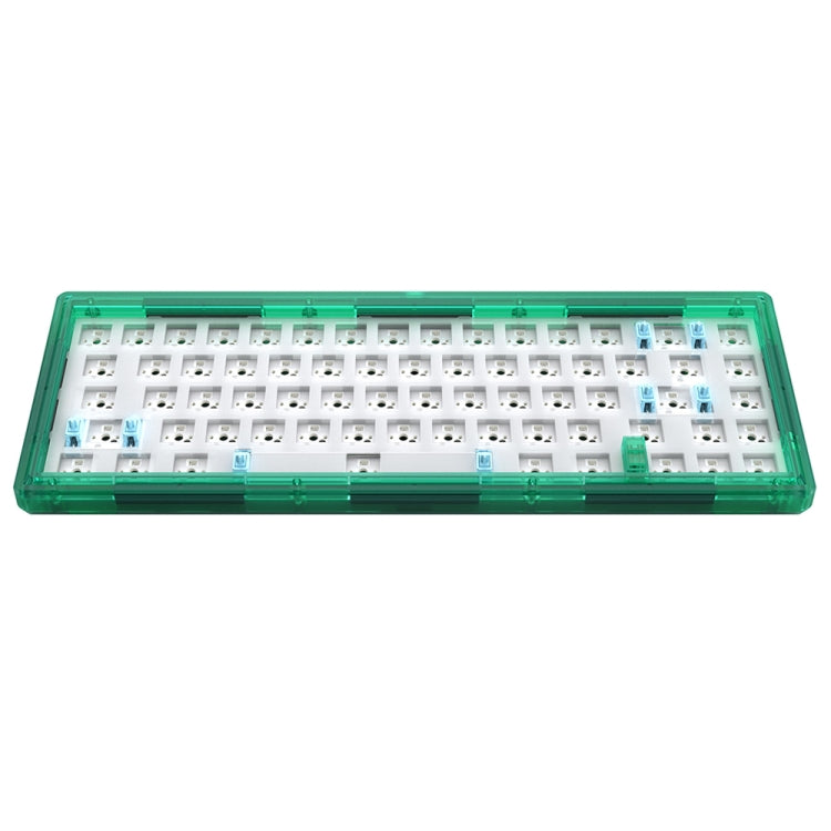 Hot Swap Shaft Wired RGB Back Light Customized Mechanical Keyboard Kit(Green Transparent) - Other by PMC Jewellery | Online Shopping South Africa | PMC Jewellery | Buy Now Pay Later Mobicred