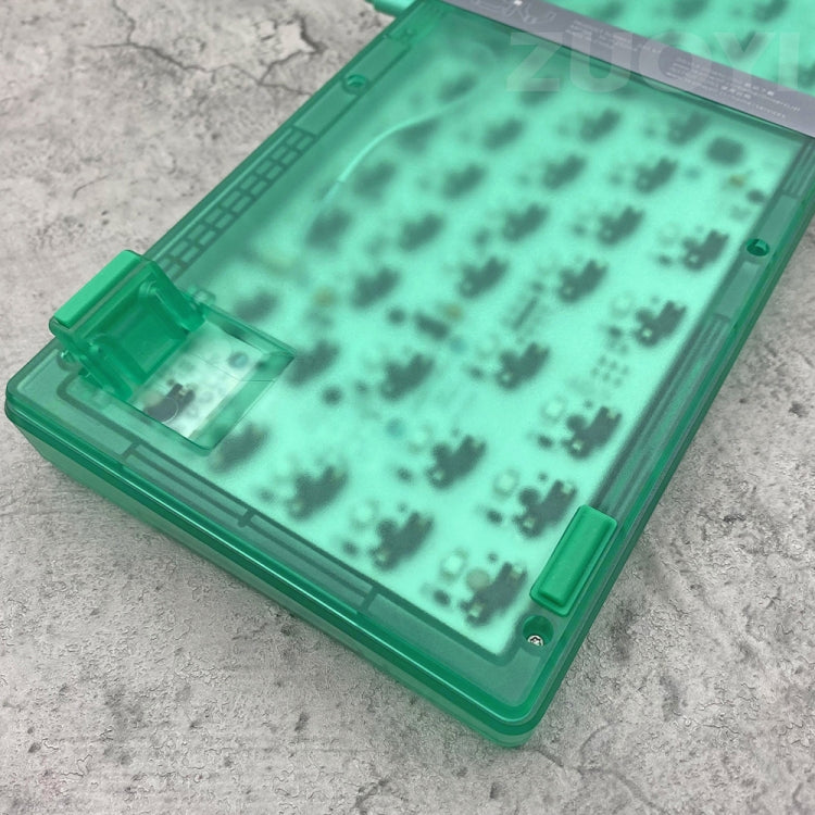 Hot Swap Shaft Wired RGB Back Light Customized Mechanical Keyboard Kit(Green Transparent) - Other by PMC Jewellery | Online Shopping South Africa | PMC Jewellery | Buy Now Pay Later Mobicred