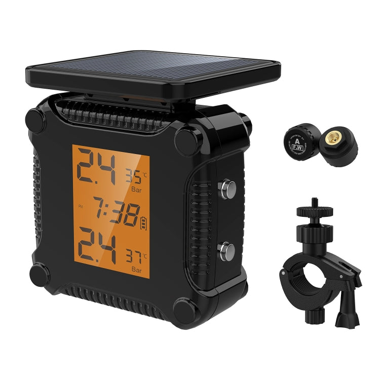 M8 Solar Motorcycle Tire Pressure Monitor Color Screen High Precision Sensor - Tire Pressure Gauges by PMC TechLife | Online Shopping South Africa | PMC TechLife | Buy Now Pay Later Mobicred