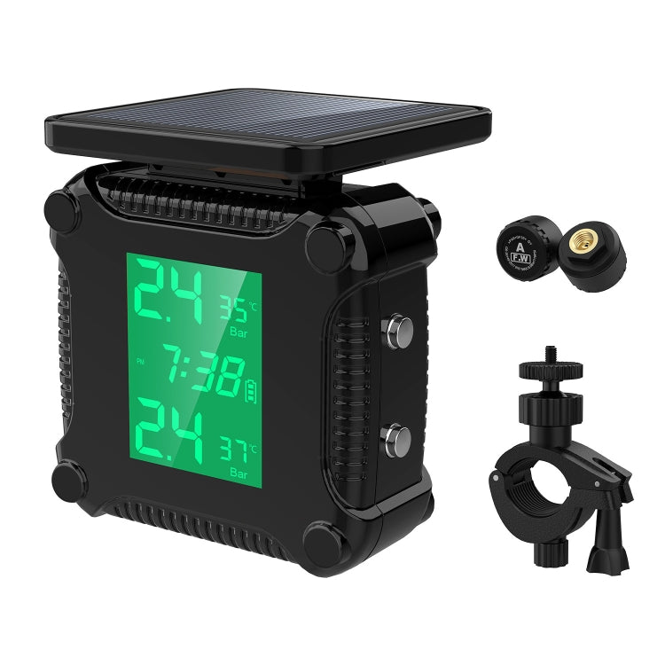 M9 Solar Motorcycle Tire Pressure Monitor Color Screen High Precision Sensor - Tire Pressure Gauges by PMC TechLife | Online Shopping South Africa | PMC TechLife