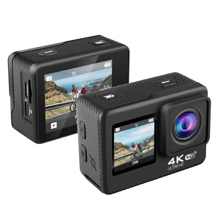 WIFI Color Dual-Screen HD 4K Video Outdoor Waterproof Sports Camera(AT-Q60AR) - Sports Camera by PMC TechLife | Online Shopping South Africa | PMC TechLife | Buy Now Pay Later Mobicred