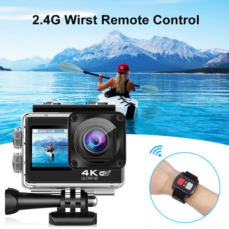 WIFI Color Dual-Screen HD 4K Video Outdoor Waterproof Sports Camera(AT-Q60AR) - Sports Camera by PMC TechLife | Online Shopping South Africa | PMC TechLife | Buy Now Pay Later Mobicred