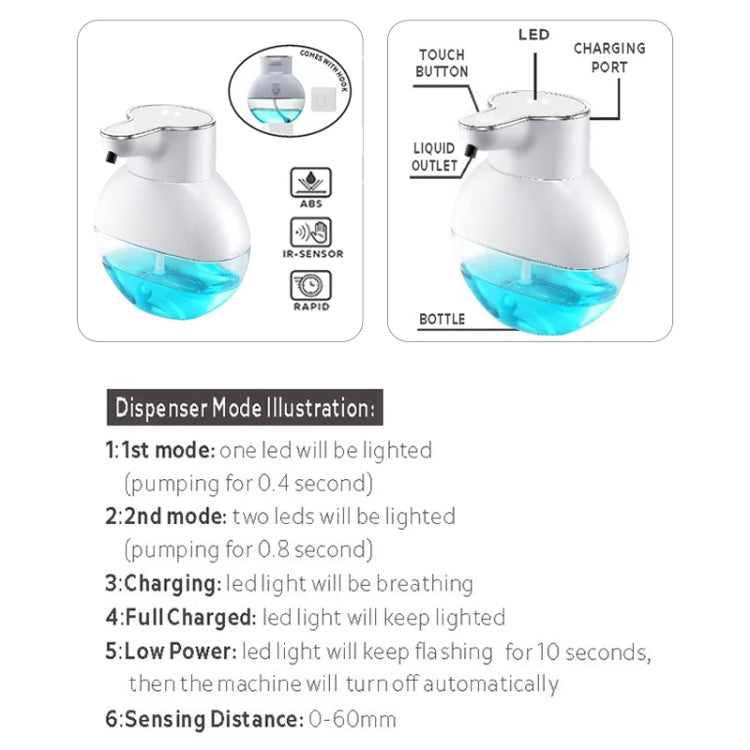 Intelligent Automatic Sensor Wall-Mounted Soap Dispenser, Color: White Bubble Model - Soap Dispenser by PMc TechLife | Online Shopping South Africa | PMc TechLife | Buy Now Pay Later Mobicred