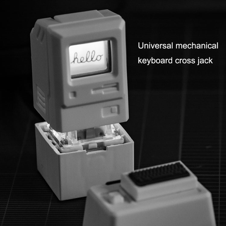 Mechanical Keyboard MAC Retro Light Transmission Keycap(Silver Gray) - free shipping - PMC TechLife - Order now!