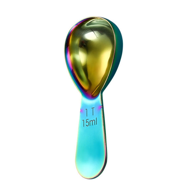 15ml 304 Stainless Steel Thickened Coffee Spoon With Scale Measuring Bean Spoon, Color: Colorful - free shipping - PMC TechLife - Order now!