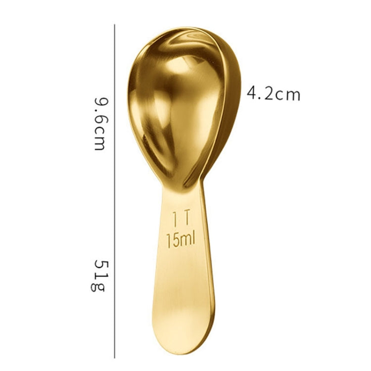 15ml 304 Stainless Steel Thickened Coffee Spoon With Scale Measuring Bean Spoon, Color: Black - Coffee Machine & Accessories by PMC TechLife | Online Shopping South Africa | PMC TechLife | Buy Now Pay Later Mobicred