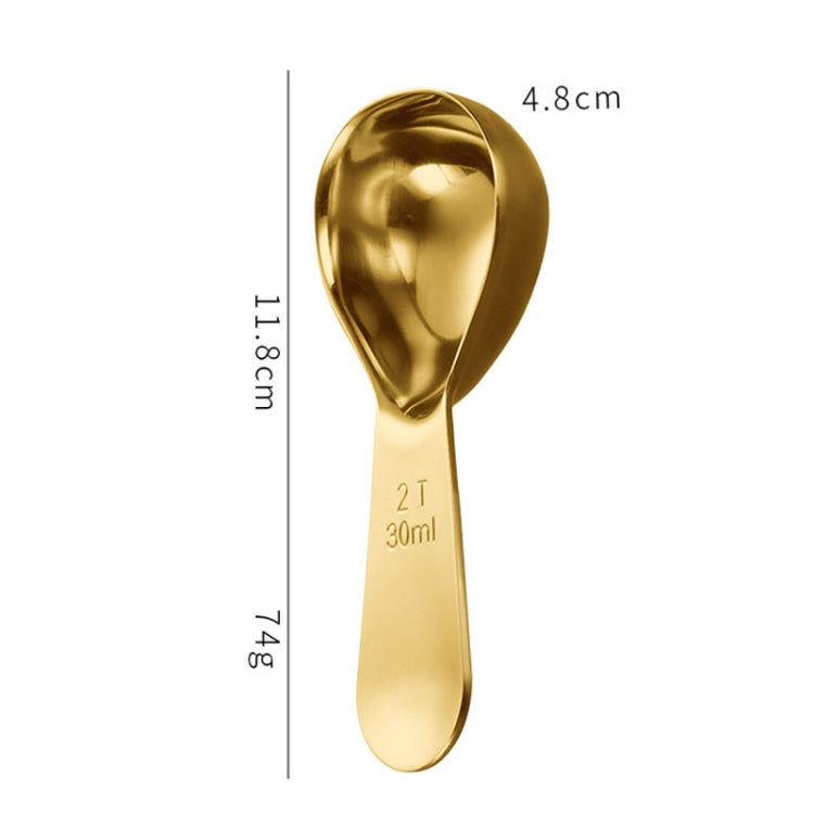 30ml 304 Stainless Steel Thickened Coffee Spoon With Scale Measuring Bean Spoon, Color: Colorful - free shipping - PMC TechLife - Order now!