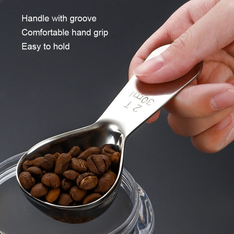 30ml 304 Stainless Steel Thickened Coffee Spoon With Scale Measuring Bean Spoon, Color: Gold - Coffee Machine & Accessories by PMC TechLife | Online Shopping South Africa | PMC TechLife | Buy Now Pay Later Mobicred
