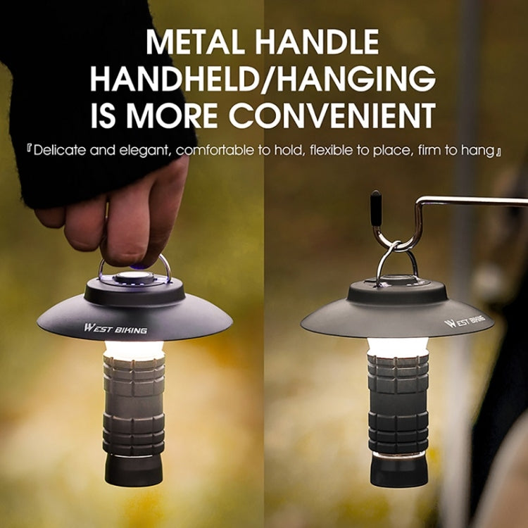 WEST BIKING Outdoor Lighthouse Camping Light LED Portable Magnetic Emergency Flashlight(Black) - Camping Lighting by WEST BIKING | Online Shopping South Africa | PMC TechLife | Buy Now Pay Later Mobicred