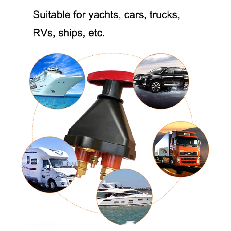 Ship Yacht Power Supply Power-off Switch Battery High Current Protection Control Switch - Car Switches by PMC TechLife | Online Shopping South Africa | PMC TechLife | Buy Now Pay Later Mobicred