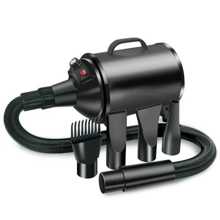 2100W Dog Dryer Stepless Speed Pet Hair Blaster Pet Water Blower 220V UK Plug(Pure Black) - Blower & Drying by PMC TechLife | Online Shopping South Africa | PMC TechLife | Buy Now Pay Later Mobicred