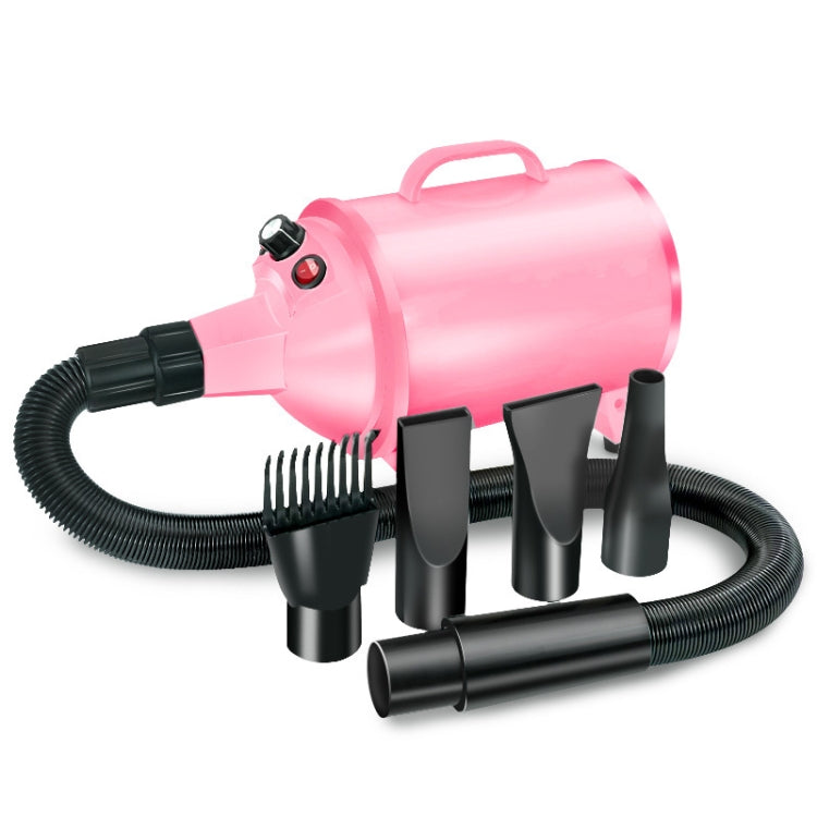 2100W Dog Dryer Stepless Speed Pet Hair Blaster Pet Water Blower 220V EU Plug(Pink) - Blower & Drying by PMC TechLife | Online Shopping South Africa | PMC TechLife | Buy Now Pay Later Mobicred