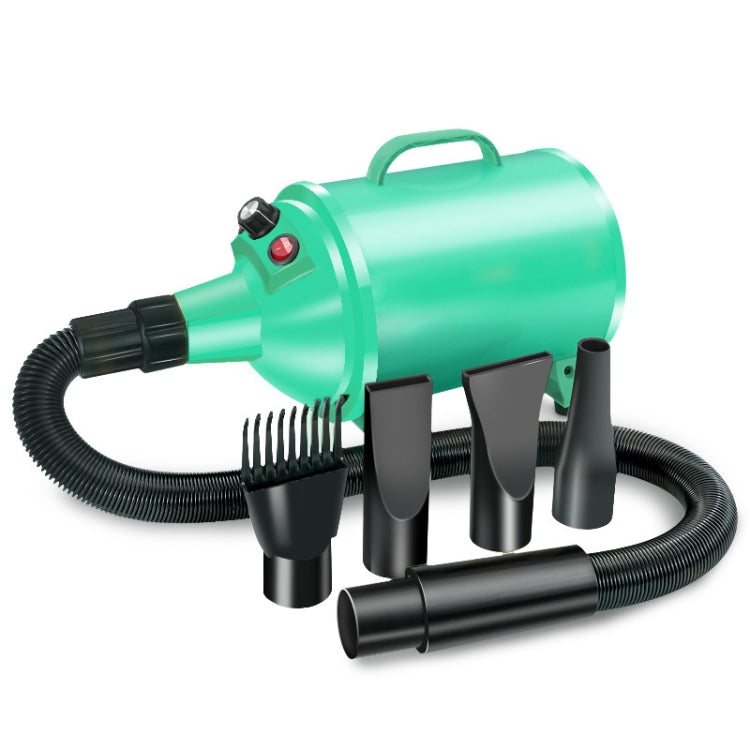 2100W Dog Dryer Stepless Speed Pet Hair Blaster Pet Water Blower 220V AU Plug(Green) - Blower & Drying by PMC TechLife | Online Shopping South Africa | PMC TechLife | Buy Now Pay Later Mobicred