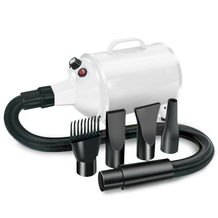 2100W Dog Dryer Stepless Speed Pet Hair Blaster Pet Water Blower 110V US Plug(Pure White) - Blower & Drying by PMC TechLife | Online Shopping South Africa | PMC TechLife | Buy Now Pay Later Mobicred