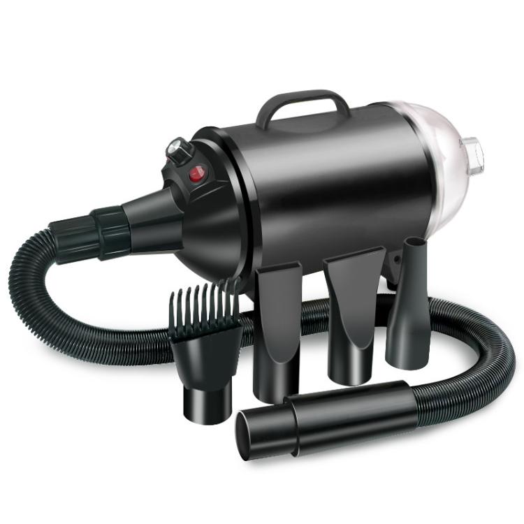 2100W Dog Dryer Stepless Speed Pet Hair Blaster With Vacuum Cleaner 110V US Plug(Pure Black) - free shipping - PMC TechLife - Order now!