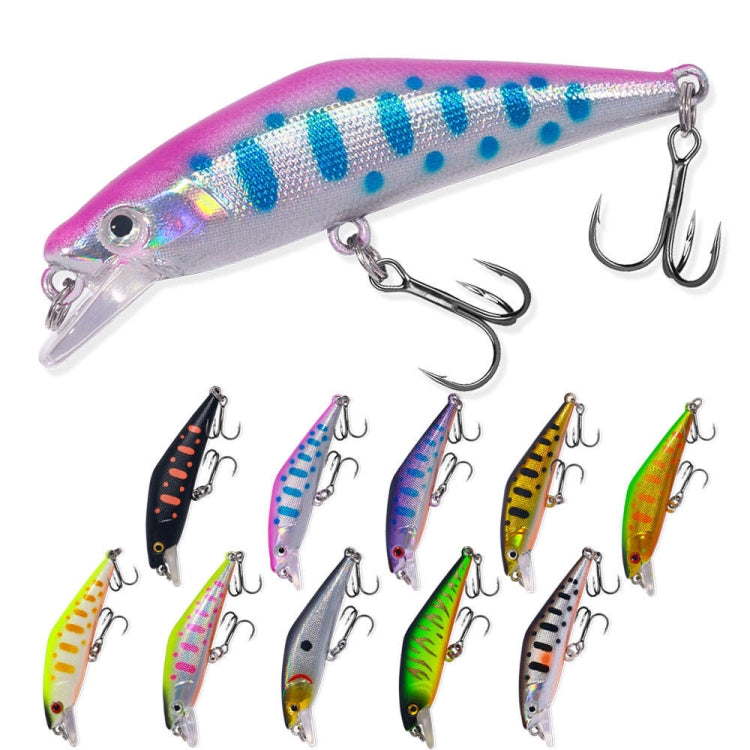 HENGJIA 5.7cm 3.4g Microbe Road Lures Slow Sinking Minnow Fake Bait, Color: 10 Colors Boxed - free shipping - PMC TechLife - Order now!