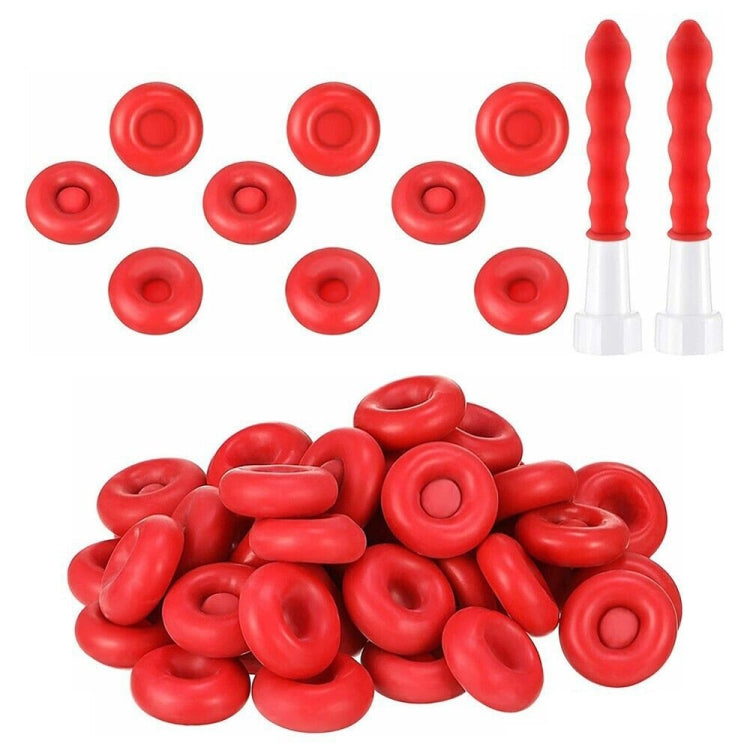 100pcs Glass Glue Nozzle Sealing Cap Leak-proof Sleeve Glass Glue Nozzle Protective Sleeve - Others by PMc TechLife | Online Shopping South Africa | PMc TechLife | Buy Now Pay Later Mobicred