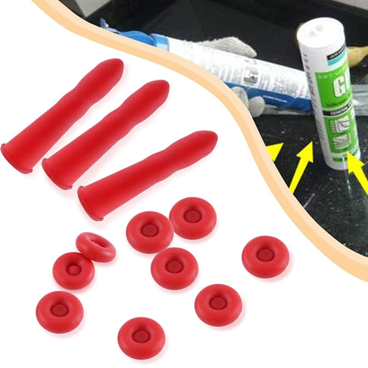 10pcs Glass Glue Nozzle Sealing Cap Leak-proof Sleeve Glass Glue Nozzle Protective Sleeve - Others by PMc TechLife | Online Shopping South Africa | PMc TechLife | Buy Now Pay Later Mobicred