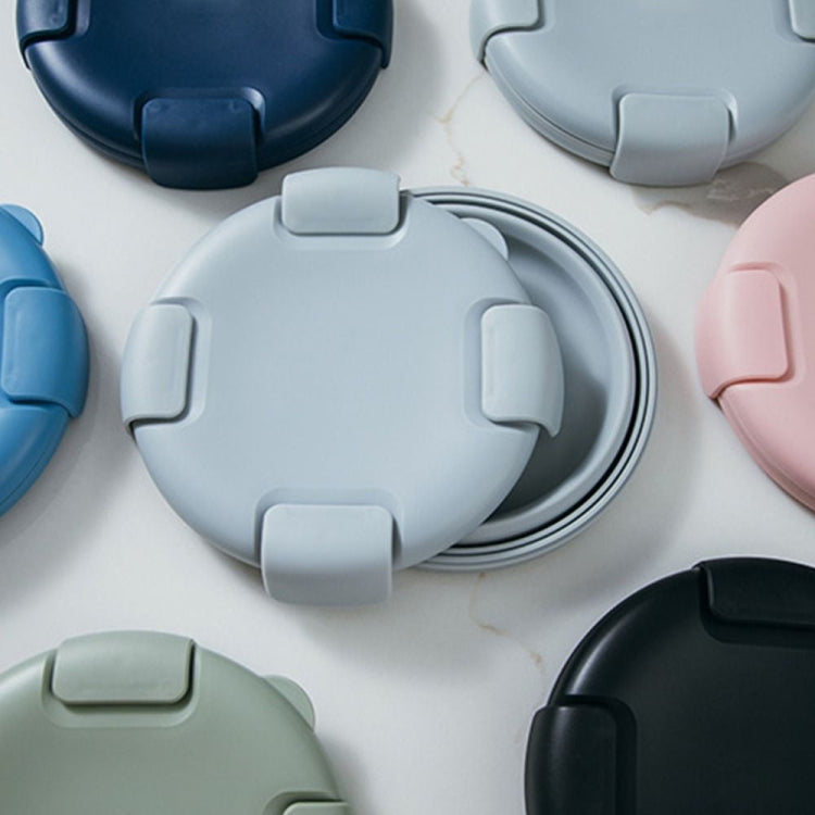 1100ml Silicone Folding Lunch Box  Travel Bowl Microwave & Dishwasher Safe(Gray) - Preservation Supplies by PMC TechLife | Online Shopping South Africa | PMC TechLife