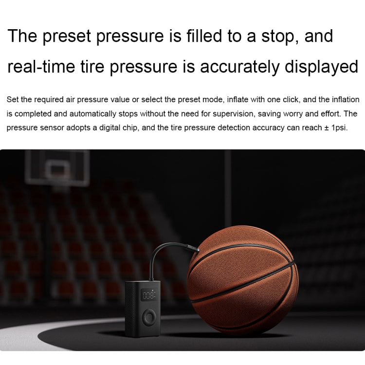 Xiaomi Mijia Portable Universal Car Air Pump Bicycle Tire Pump Electric Air Compressor(Air Pump 2) - Inflatable Pump by Xiaomi Mijia | Online Shopping South Africa | PMC TechLife