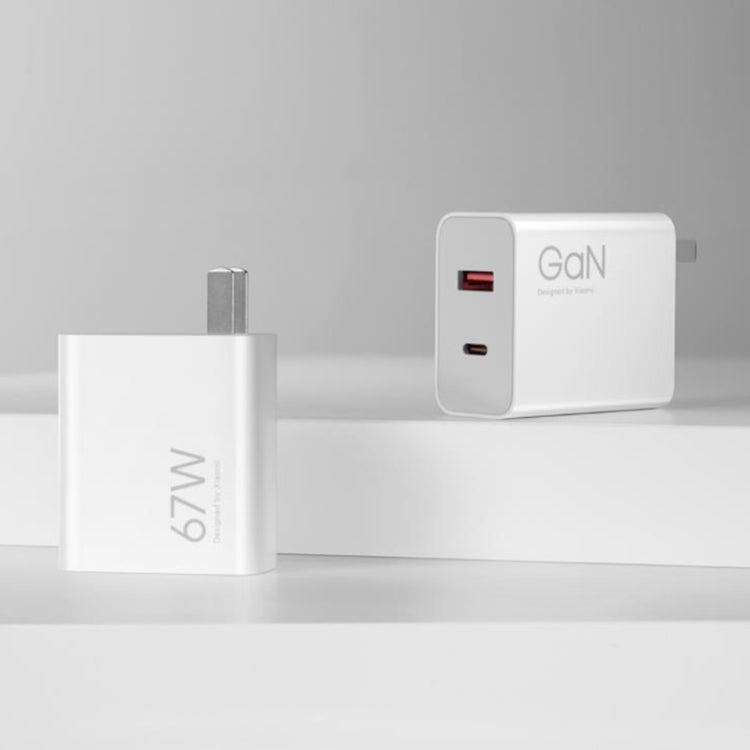 Original Xiaomi 67W GaN 1C+1A Dual Port Smart Fast Charger, US Plug(White) - USB Charger by Xiaomi | Online Shopping South Africa | PMC TechLife | Buy Now Pay Later Mobicred
