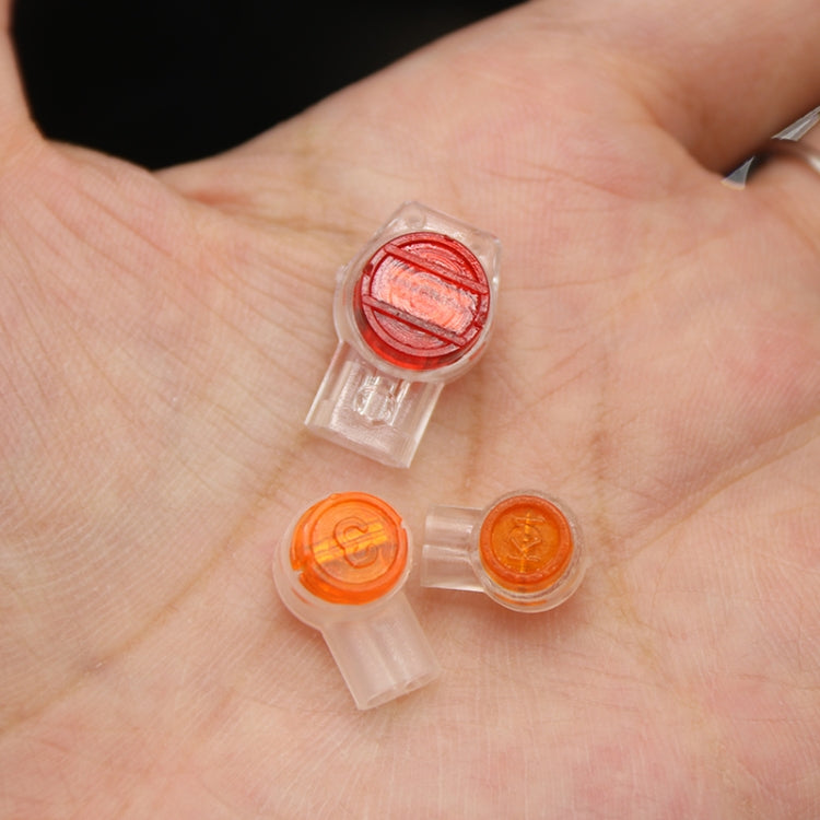 K2 100pcs /Pack Network Cable Telephone Line Connector Moisture-Proof Waterproof Wiring Terminals - Lan Cable and Tools by PMC TechLife | Online Shopping South Africa | PMC TechLife