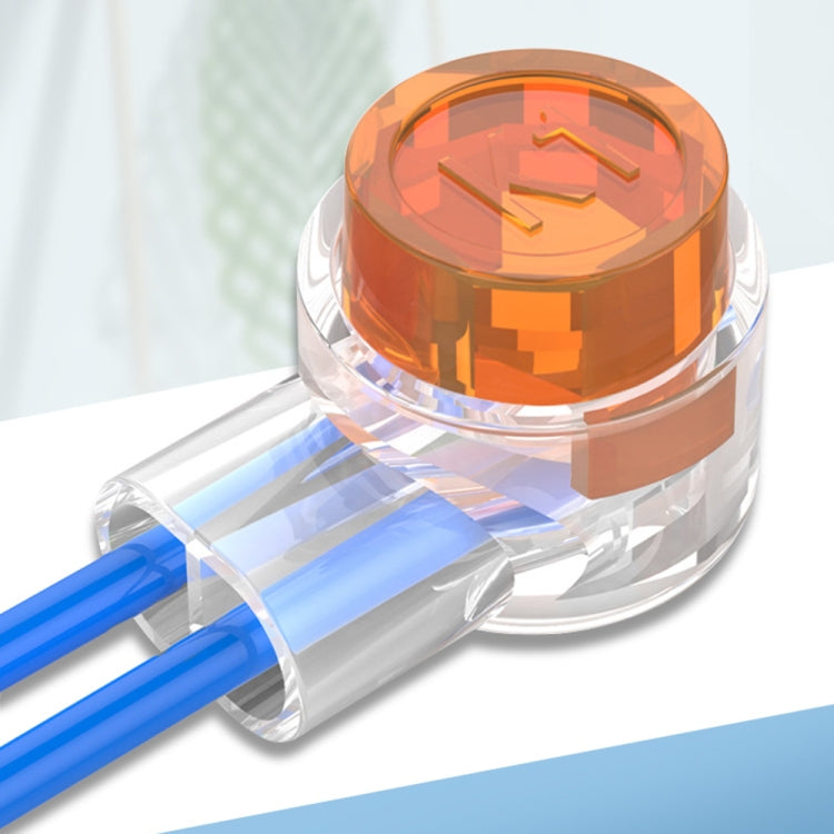 K2 100pcs /Pack Network Cable Telephone Line Connector Moisture-Proof Waterproof Wiring Terminals - Lan Cable and Tools by PMC TechLife | Online Shopping South Africa | PMC TechLife