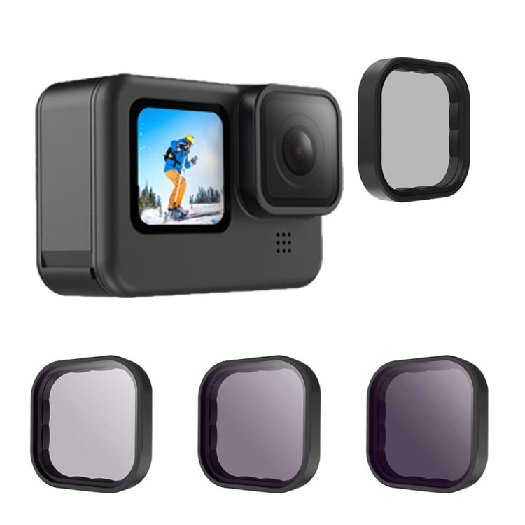 For GoPro Hero11 Black / HERO10 Black / HERO9 Black TELESIN Lens Filter, Spec: ND8/16/32+CPL - free shipping - PMC TechLife - Order now!