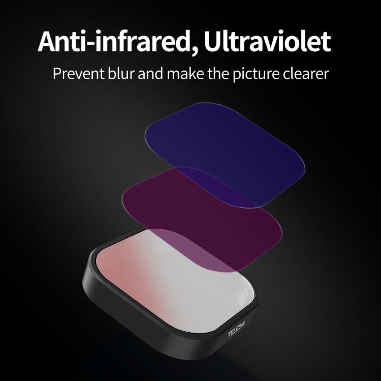 For GoPro Hero11 Black / HERO10 Black / HERO9 Black TELESIN Lens Filter, Spec:  ND8/16/32 - free shipping - PMC TechLife - Order now!