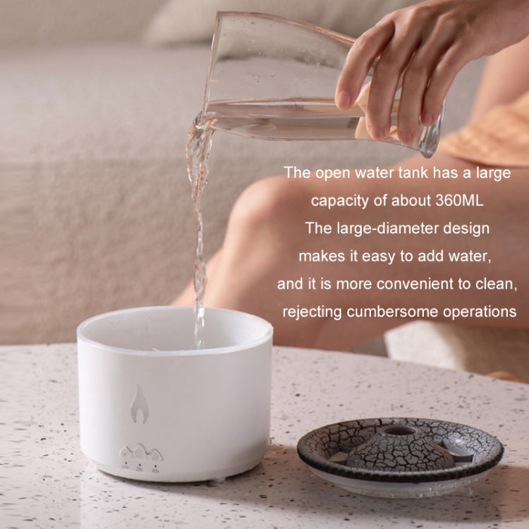 Volcanic Essential Oil Aroma Diffuser Ultrasonic Air Humidifier, Model: Monochrome(EU Plug) - free shipping - PMC TechLife - Order now!