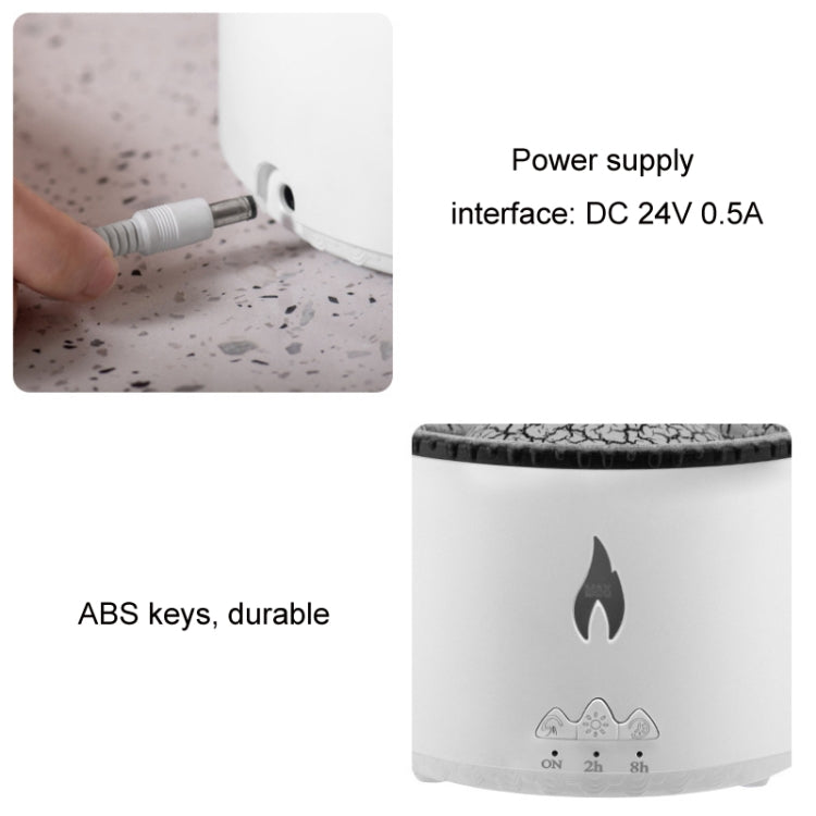 Volcanic Essential Oil Aroma Diffuser Ultrasonic Air Humidifier, Model: Monochrome(UK Plug) - free shipping - PMC TechLife - Order now!