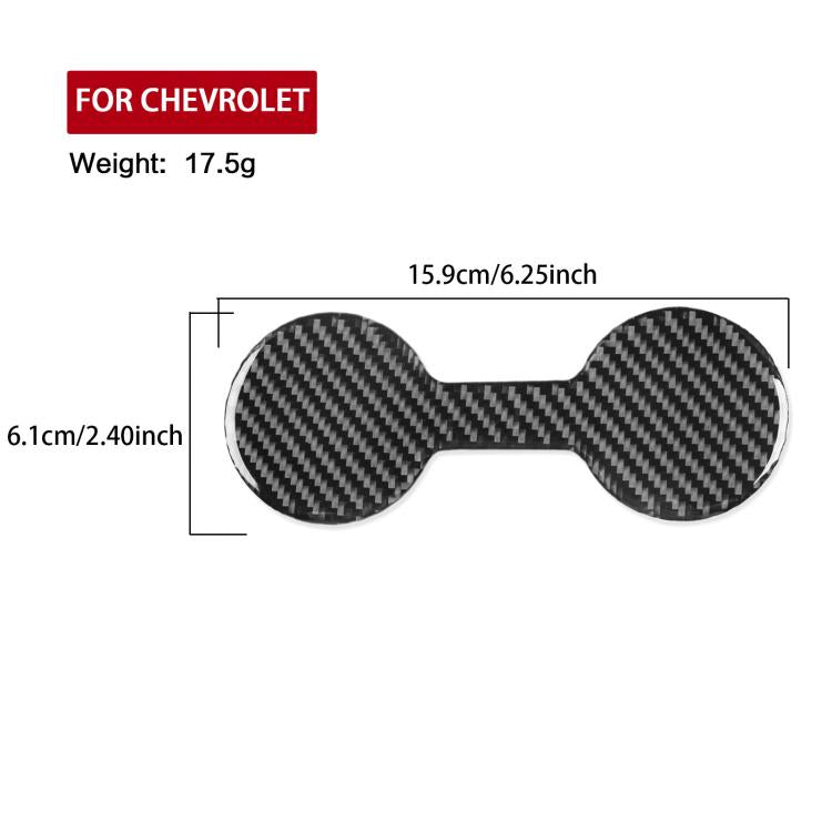 For Chevrolet Malibu 2016-2024 Left-hand Drive Coaster Decorative Sticker(Black) - Car Interior Mouldings by PMc TechLife | Online Shopping South Africa | PMc TechLife | Buy Now Pay Later Mobicred