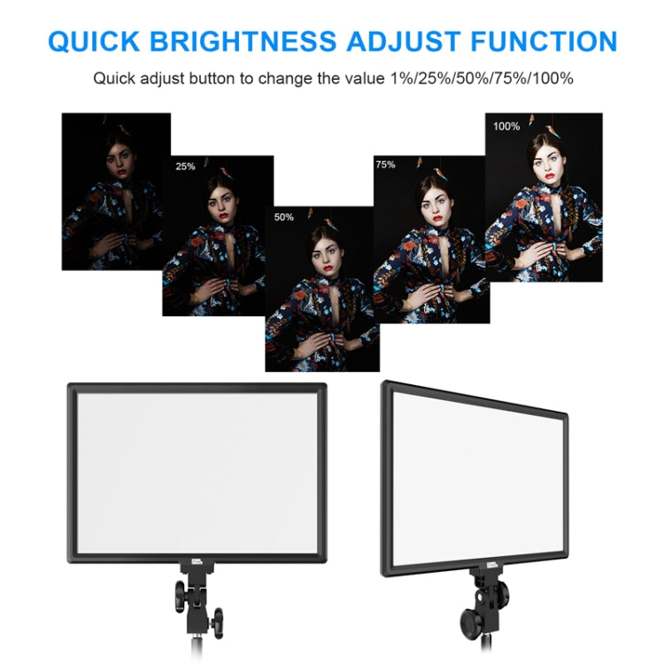 Pixel P50 Dual Color Temperature Flat Panel Fill Light 45W Soft Outdoor Shooting Fill Light For Straight Photography(Lamp+AU Plug Adapter) - free shipping - PMC TechLife - Order now!
