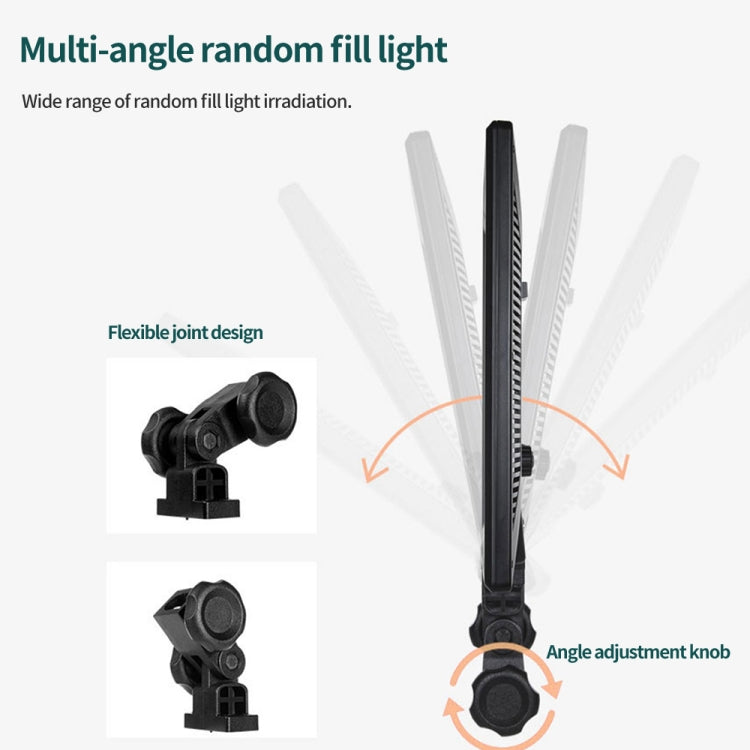 Pixel P50 Dual Color Temperature Flat Panel Fill Light 45W Soft Outdoor Shooting Fill Light For Straight Photography(Lamp+UK Plug Adapter) - free shipping - PMC TechLife - Order now!