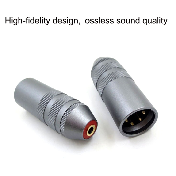 4 Core XLR to 2.5mm Amplifier Balance Female Headphone Adapter - Audio Adapter by PMC Jewellery | Online Shopping South Africa | PMC Jewellery | Buy Now Pay Later Mobicred