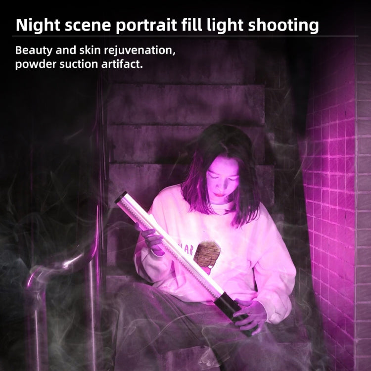 Pixel S24 RGB Fill Light Rod Handheld Portable Color Icelet Outdoor Videos Live Broadcast Studio Camera Stick Lamp(Standard Set+US Plug Adapter) - free shipping - PMC TechLife - Order now!