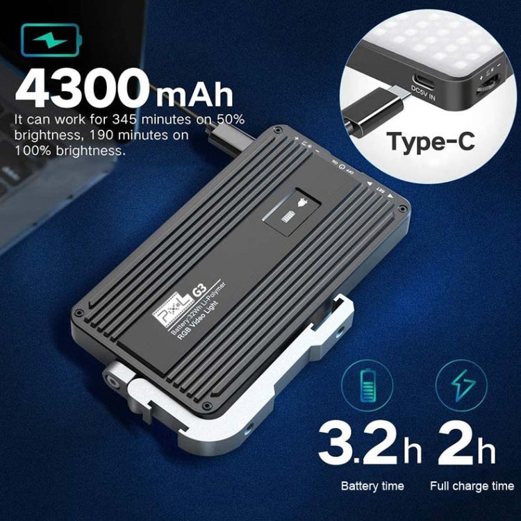 Pixel G3 Flat Panel RGB Fill Light Handheld Photography Camera Dimmable Desktop Mini Pocket Lamp(A Set) - free shipping - PMC TechLife - Order now!