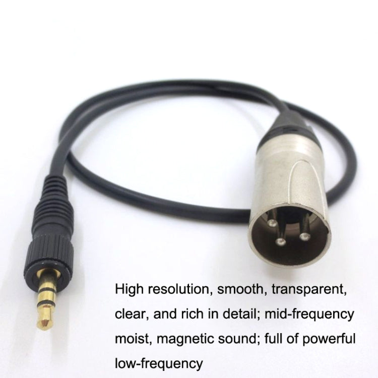 For Sony D11 / D21 / P03B Wireless Bee Microphone Pocket Camera Connection Cable, Length: 60cm(Black) - Headset Accessories by PMC TechLife | Online Shopping South Africa | PMC TechLife | Buy Now Pay Later Mobicred