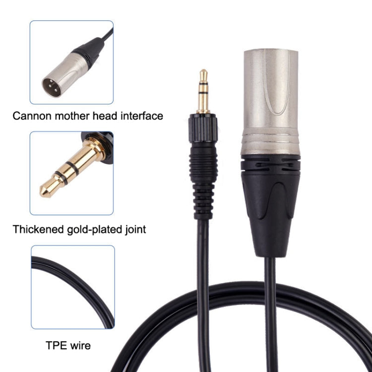 For Sony D11 / D21 / P03B Wireless Bee Microphone Pocket Camera Connection Cable, Length: 60cm(Black) - Headset Accessories by PMC TechLife | Online Shopping South Africa | PMC TechLife | Buy Now Pay Later Mobicred