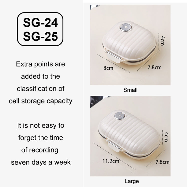 One Week Outdoor Travel Portable Medicine Dispensing Box Mini Airtight Box, Size: Small - free shipping - PMc TechLife - Order now!