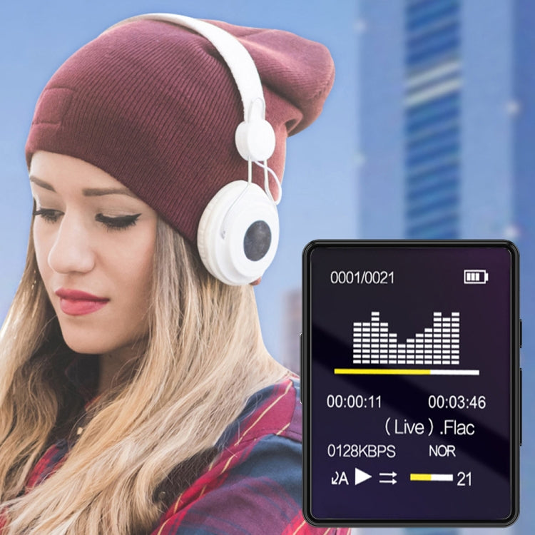 MP3 Music Player Bluetooth 5.0 Ebook Recorder MP4 Walkman 16GB(Black) - free shipping - PMC Jewellery - Order now!