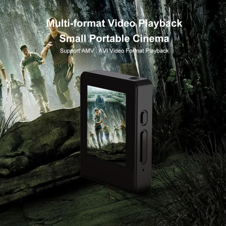 MP3 Music Player Bluetooth 5.0 Ebook Recorder MP4 Walkman 16GB(Black) - free shipping - PMC Jewellery - Order now!