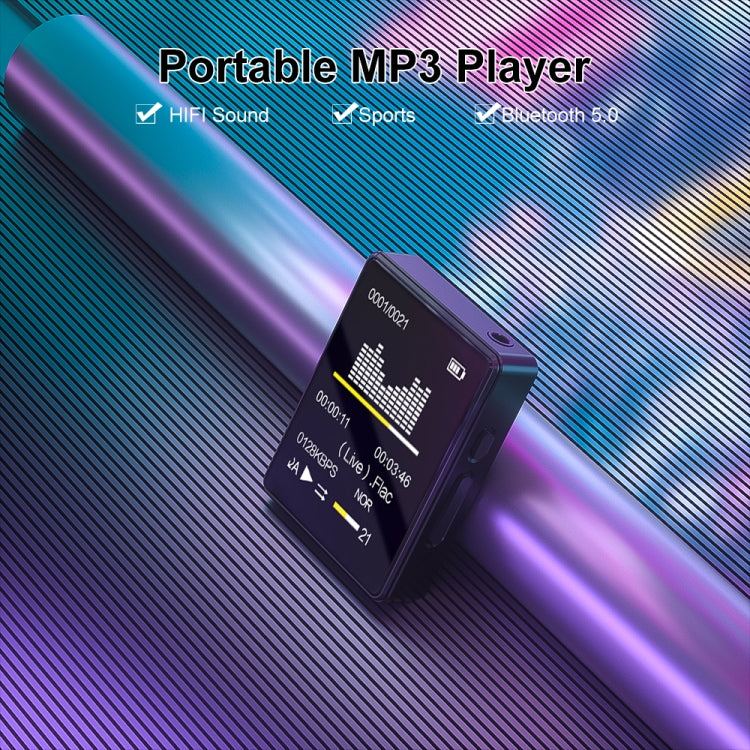 MP3 Music Player Bluetooth 5.0 Ebook Recorder MP4 Walkman 16GB(Black) - free shipping - PMC Jewellery - Order now!