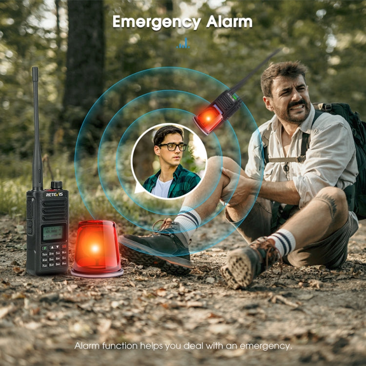 RETEVIS RA89 UV Dual-segment IP68 Waterproof Dual-guard Dual-standby Walkie Talkie(EU Frequency 144-146/430-440MHz) - free shipping - PMC TechLife - Order now!