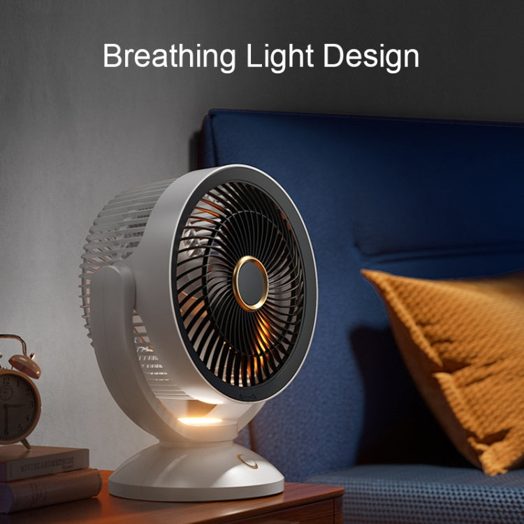 Desktop Air Circulation Upright Night Light Fan Household Rotatable Turbo Fan, Style: Plug-in Model - Electric Fans by PMC TechLife | Online Shopping South Africa | PMC TechLife | Buy Now Pay Later Mobicred
