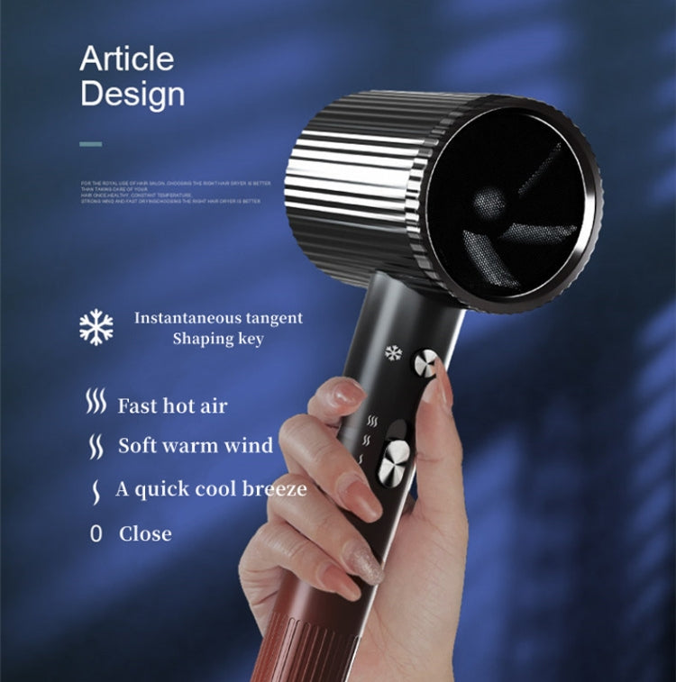 1600W Negative Ion Hair Dryer With  3 Speed Adjustment,CN Plug Standard Edition(Red) - free shipping - PMC TechLife - Order now!