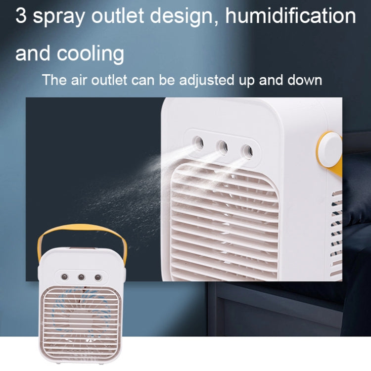 Mini Desktop Air Conditioner Fan Household Spray Humidification Air Cooler(White) - Electric Fans by PMC TechLife | Online Shopping South Africa | PMC TechLife | Buy Now Pay Later Mobicred