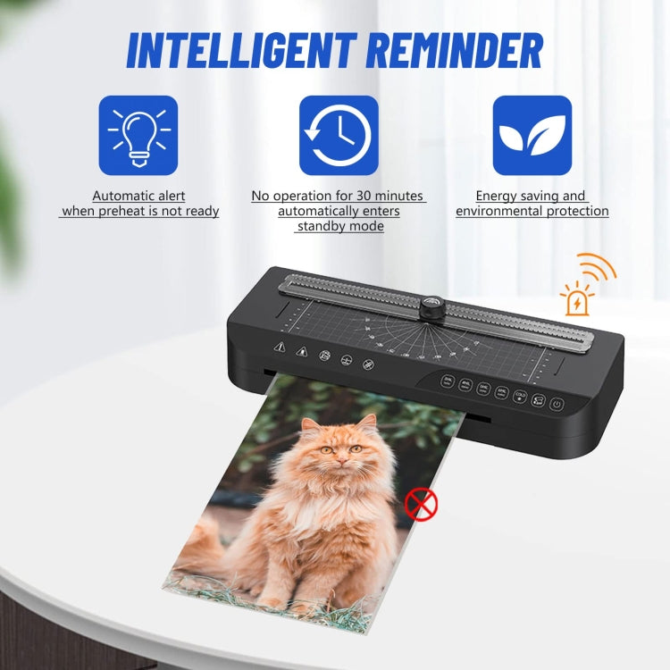 FN338 A4/A5/A6 Photo Laminator With 4 Levels Of Thickness Optional Preheating Alarm(UK Plug) - Photo Film Covering Machine by PMC TechLife | Online Shopping South Africa | PMC TechLife | Buy Now Pay Later Mobicred