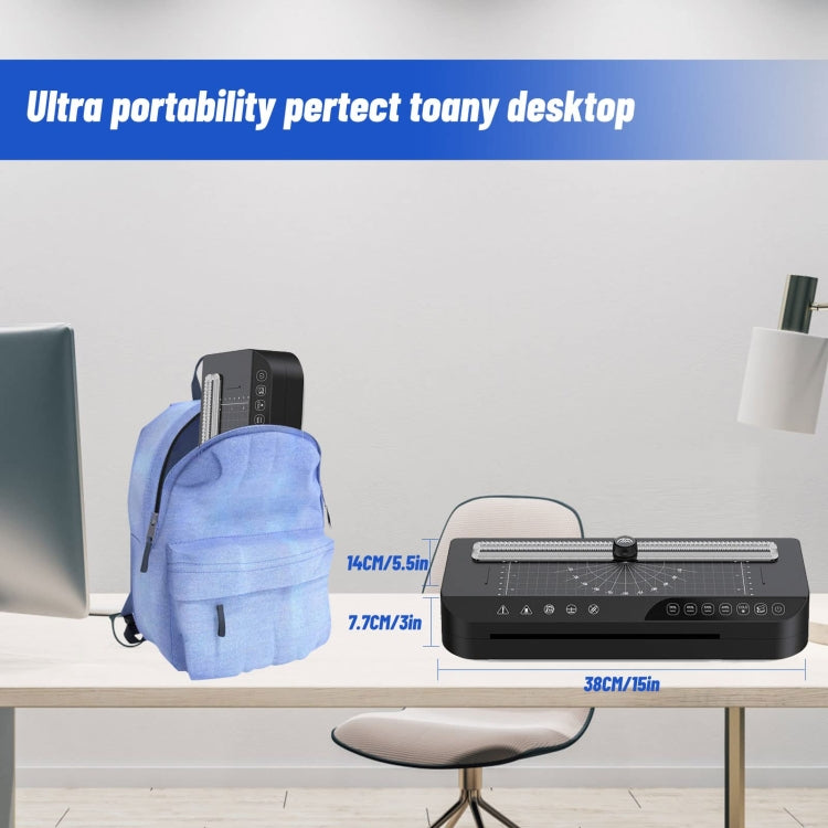 FN338 A4/A5/A6 Photo Laminator With 4 Levels Of Thickness Optional Preheating Alarm(UK Plug) - Photo Film Covering Machine by PMC TechLife | Online Shopping South Africa | PMC TechLife | Buy Now Pay Later Mobicred